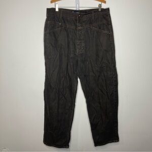 Marithe Francois Girbaud black jeans size 40